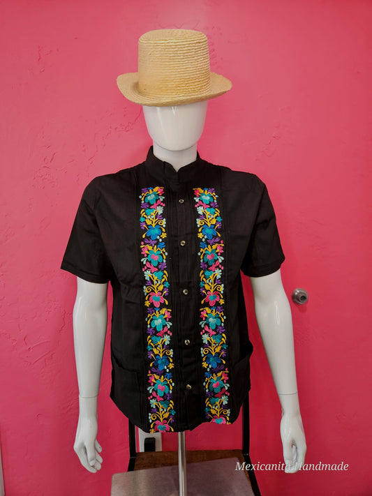 San Blas guayabera for men, shirts for men, mexican guayabera