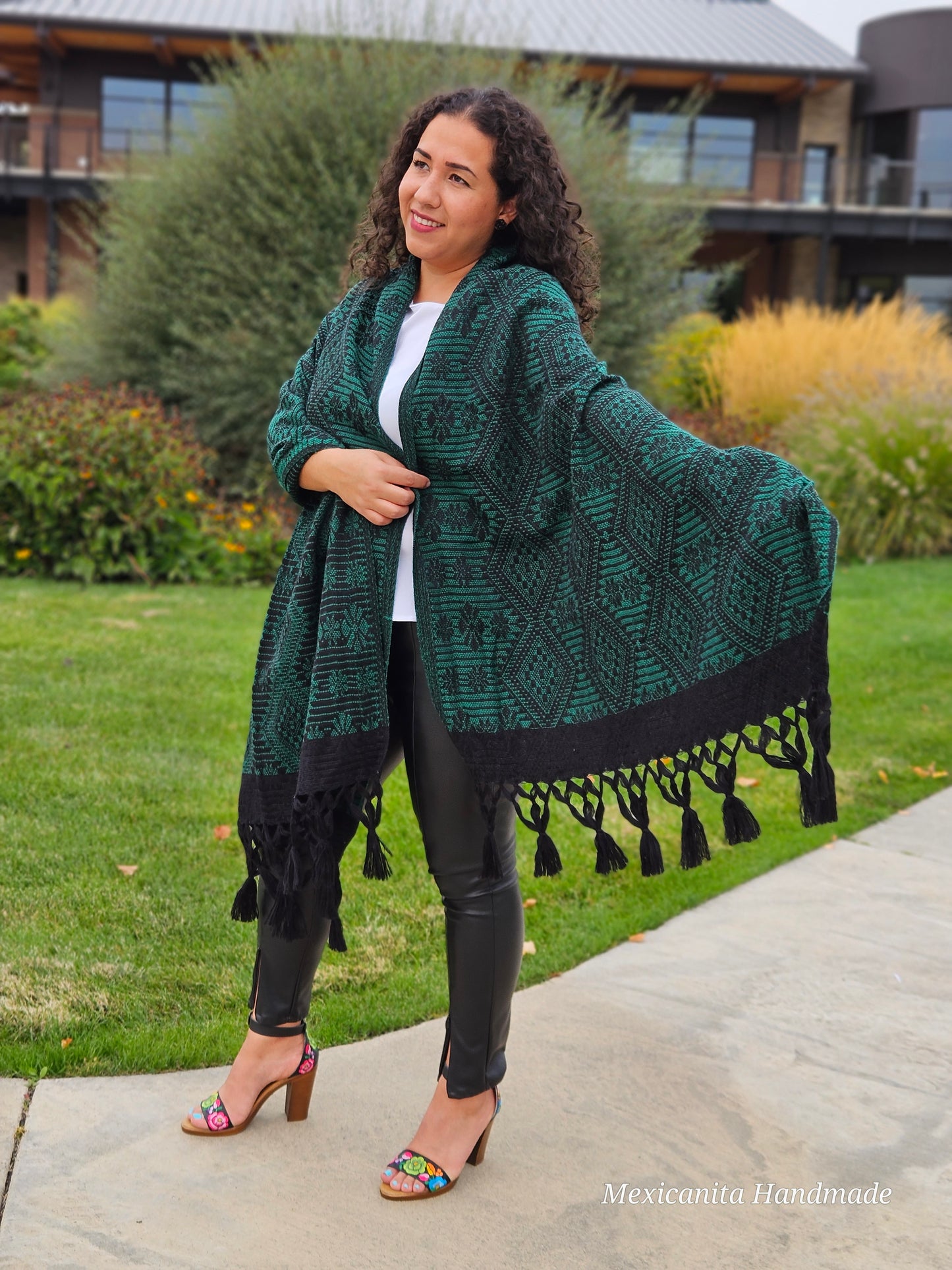 Mexican rebozo, artisanal shawl