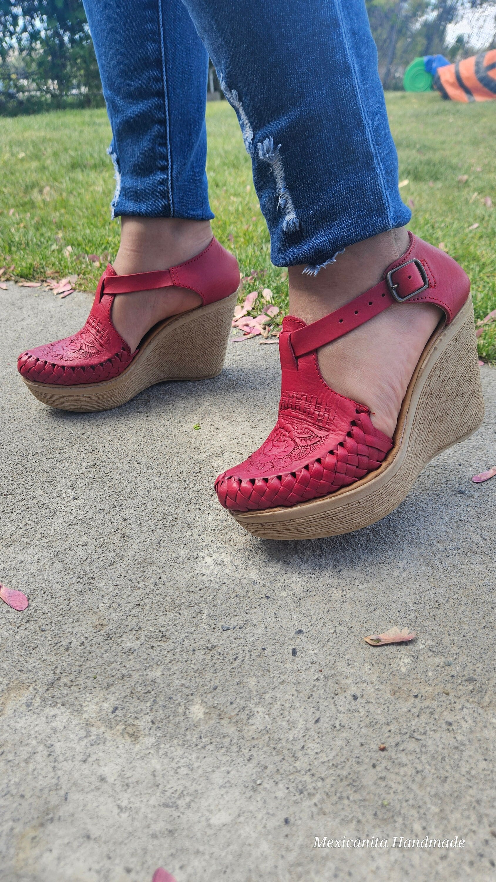 Huarache wedges fashion