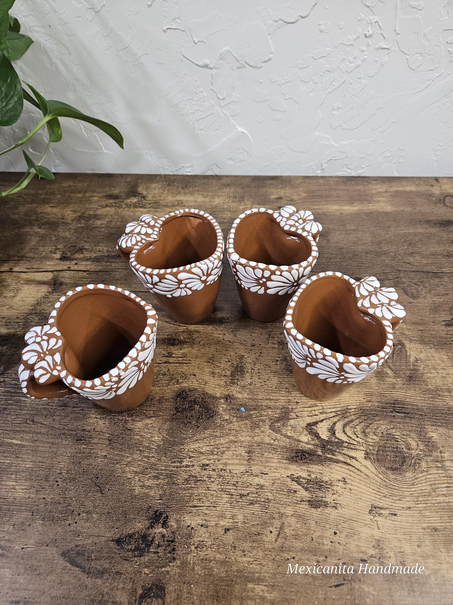 Heart-shaped talavera mug||10 oz capacity||Talavera cups||Talavera pottery||Talavera coffe mug||Heart handle ||Wedding gifts|