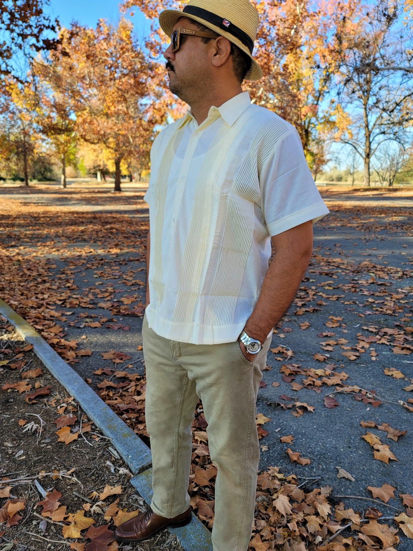 Veracruz guayabera/Mexican mens shirt/Handmade shirt/Men's Guayabera/Traditional Mexican shirt/Guayabera Mexicana/Gifts for him