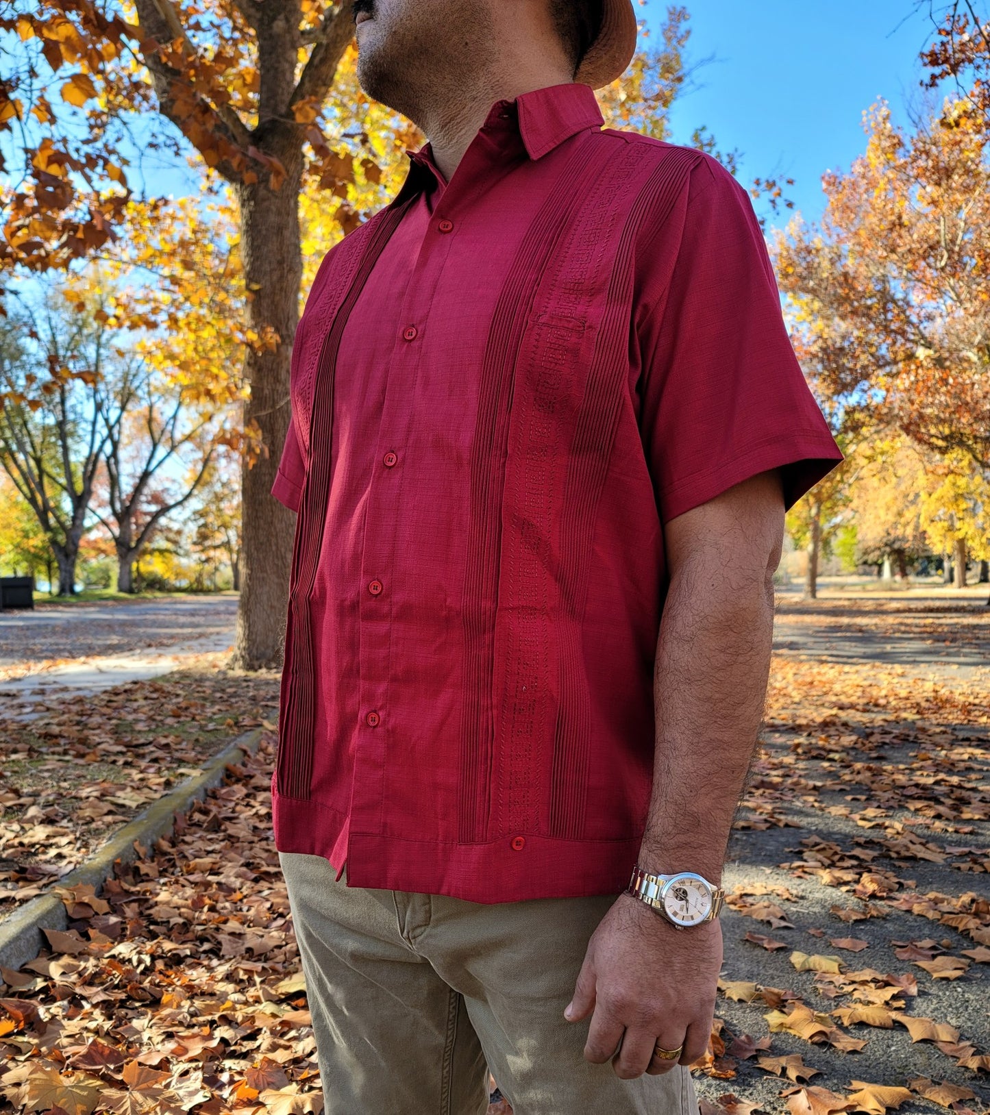 Veracruz guayabera/Mexican mens shirt/Handmade shirt/Men's Guayabera/Traditional Mexican shirt/Guayabera Mexicana/Gifts for him