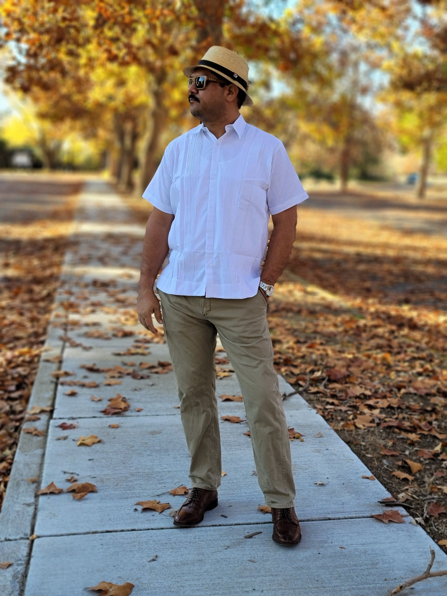 Veracruz guayabera/Mexican mens shirt/Handmade shirt/Men's Guayabera/Traditional Mexican shirt/Guayabera Mexicana/Gifts for him