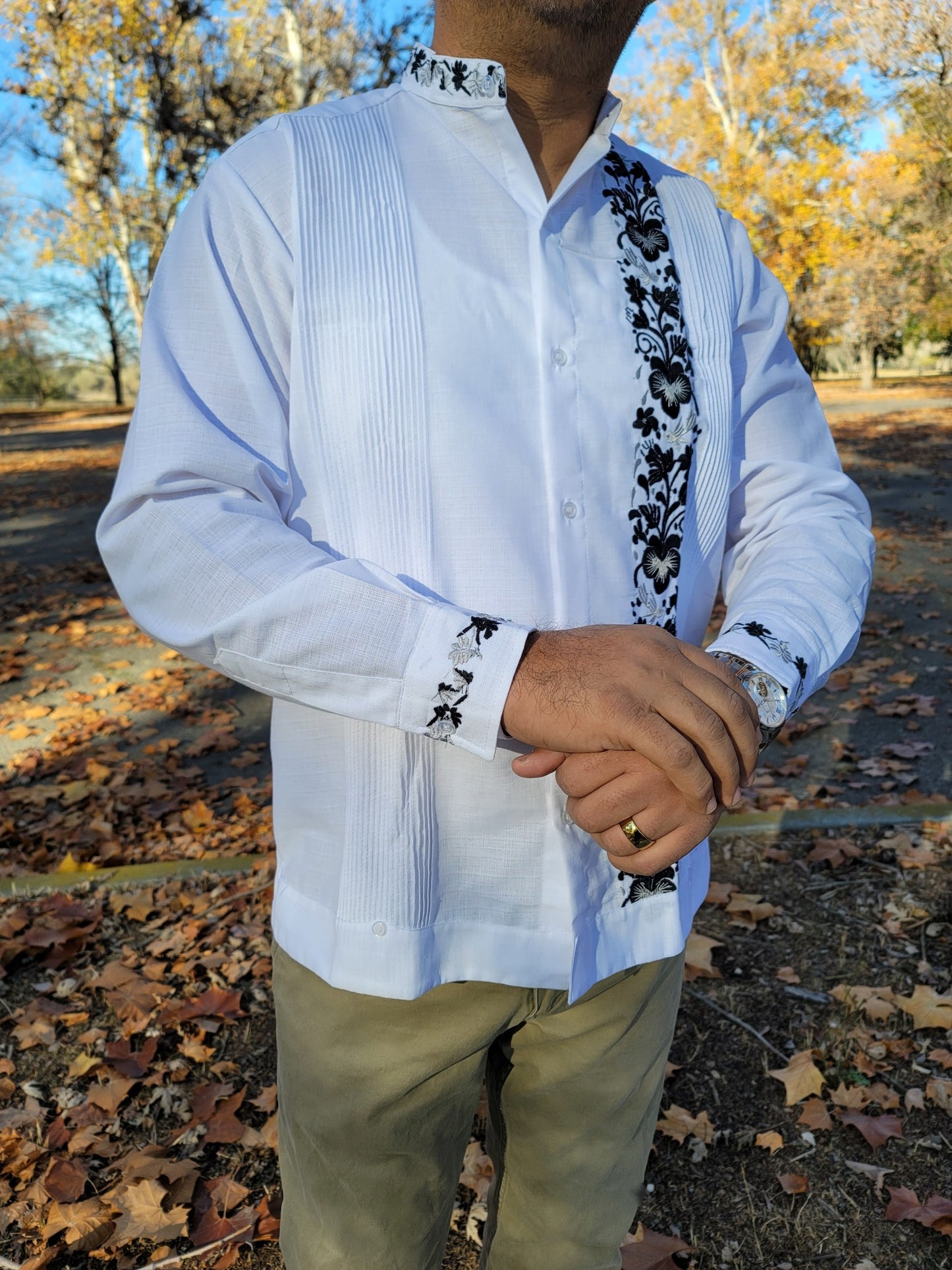 Flor Negra Guayabera|| guayabera mexicana