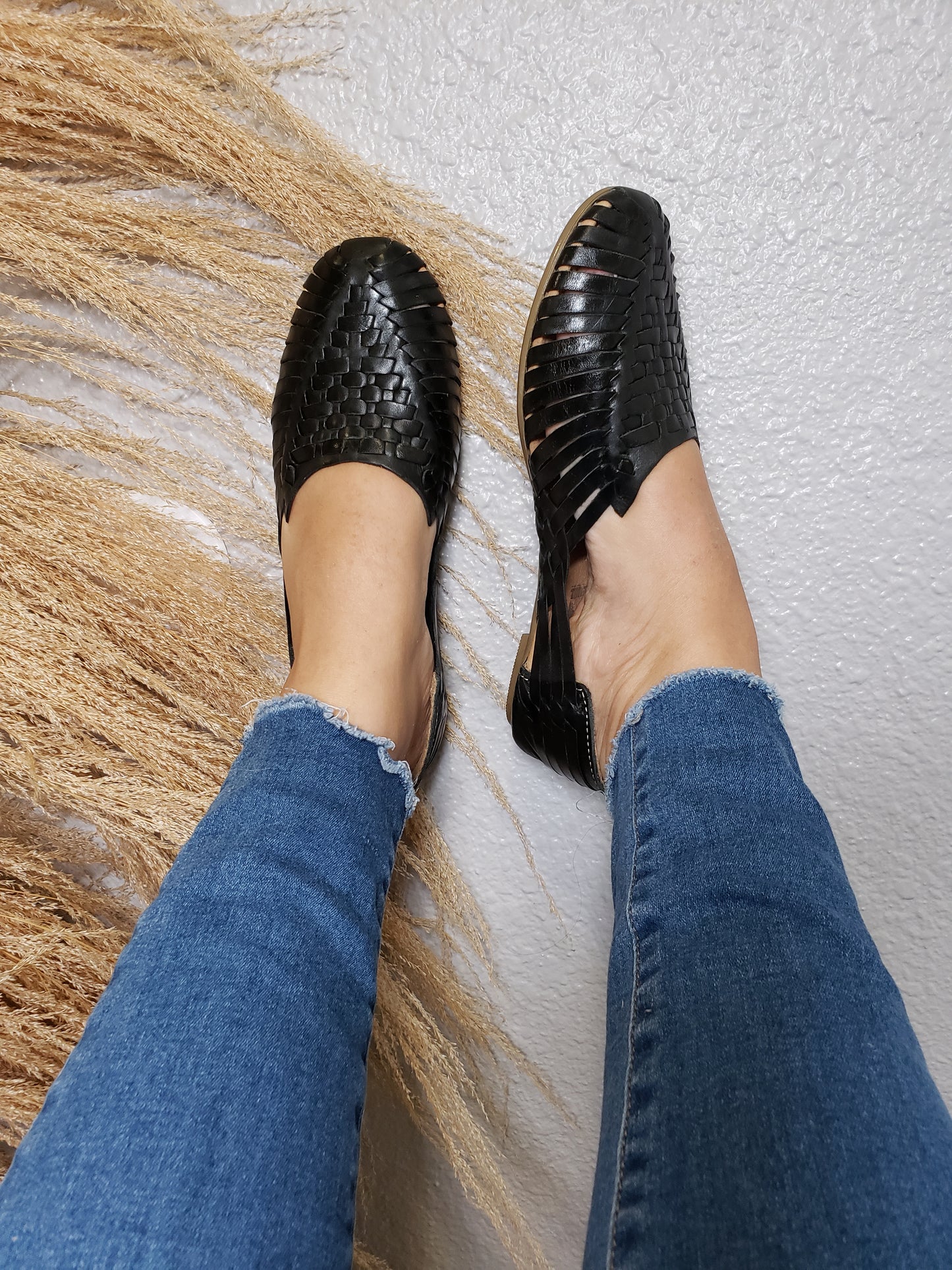 Black sandals||Huaraches mexicano||Women's huaraches