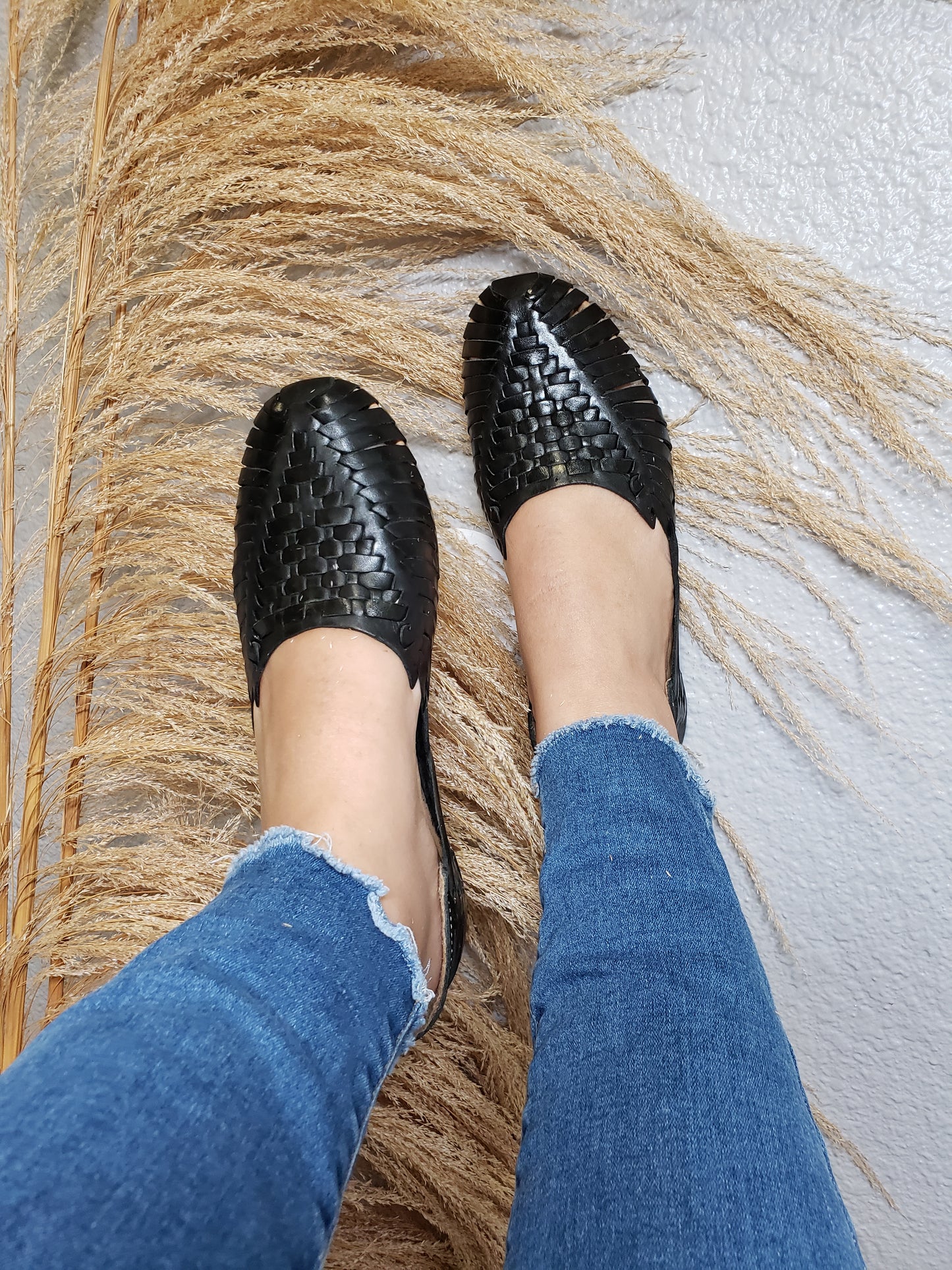 Black sandals||Huaraches mexicano||Women's huaraches