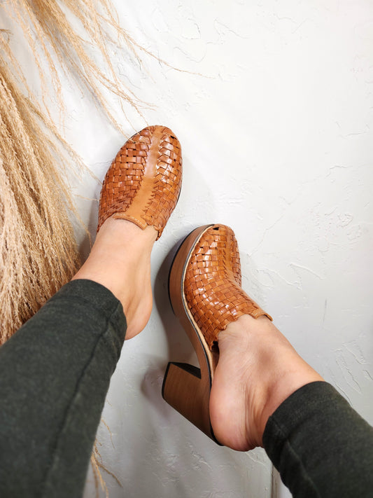 Morelia huarache mexicano, womens high heel