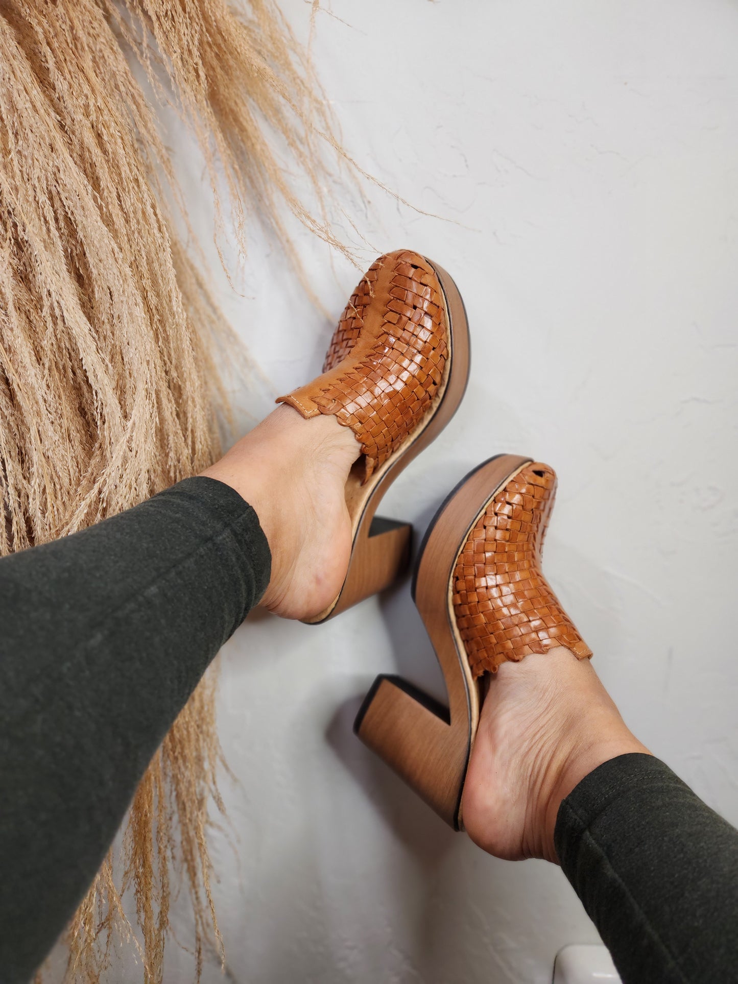 Morelia huarache mexicano, womens high heel