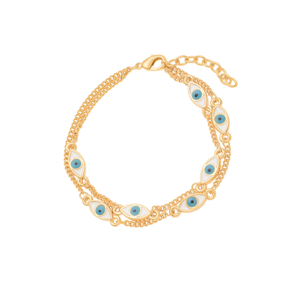 2 in 1 evil eye bracelet ||Ojo turco||