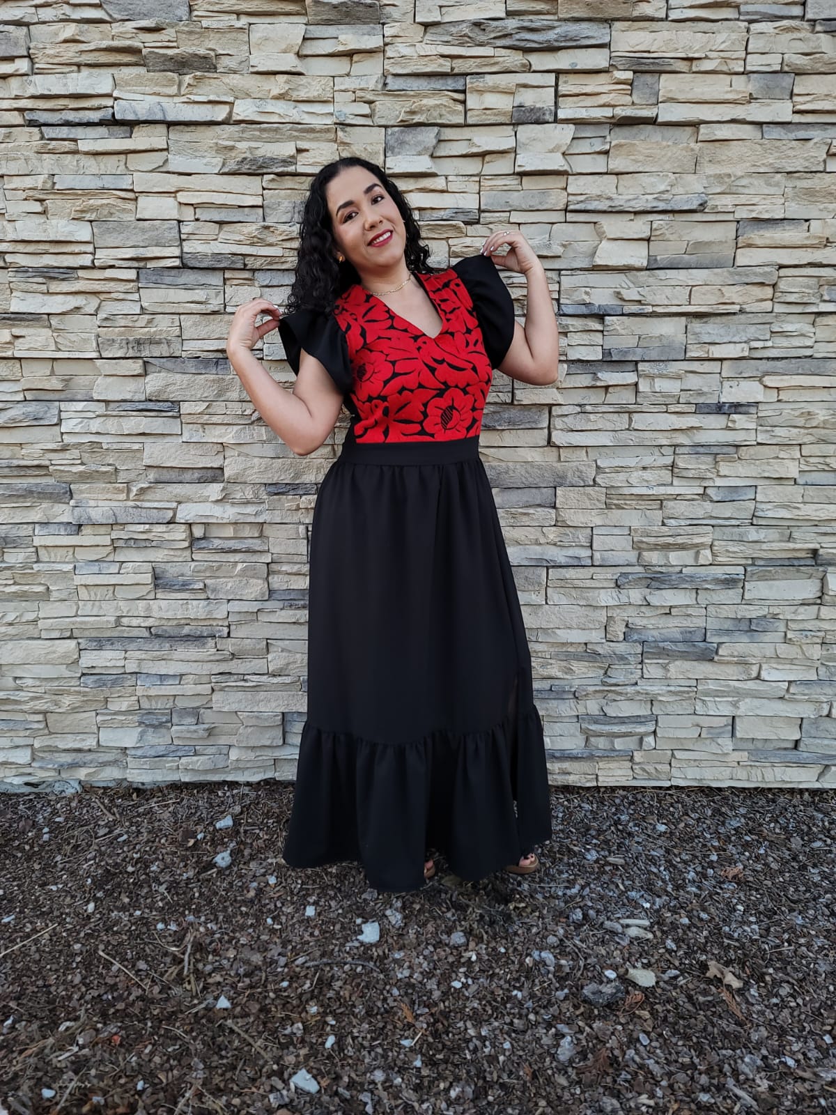 Red otomi dress