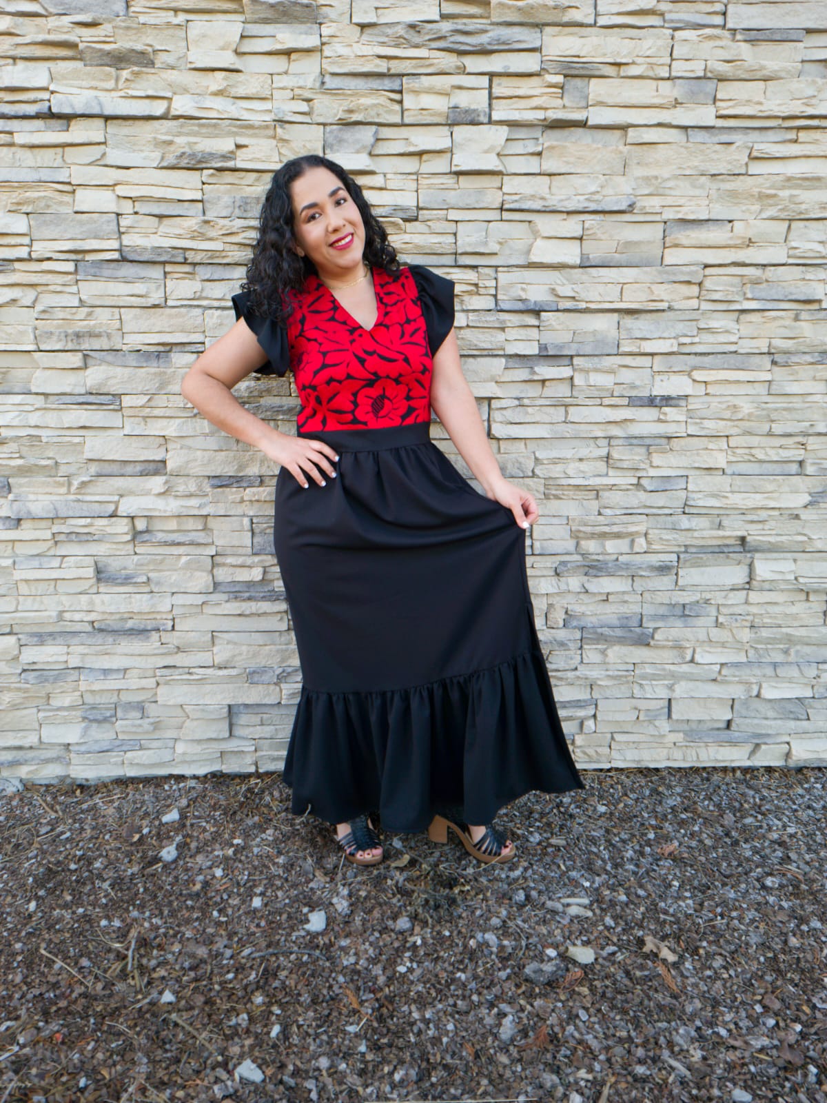 Red otomi dress
