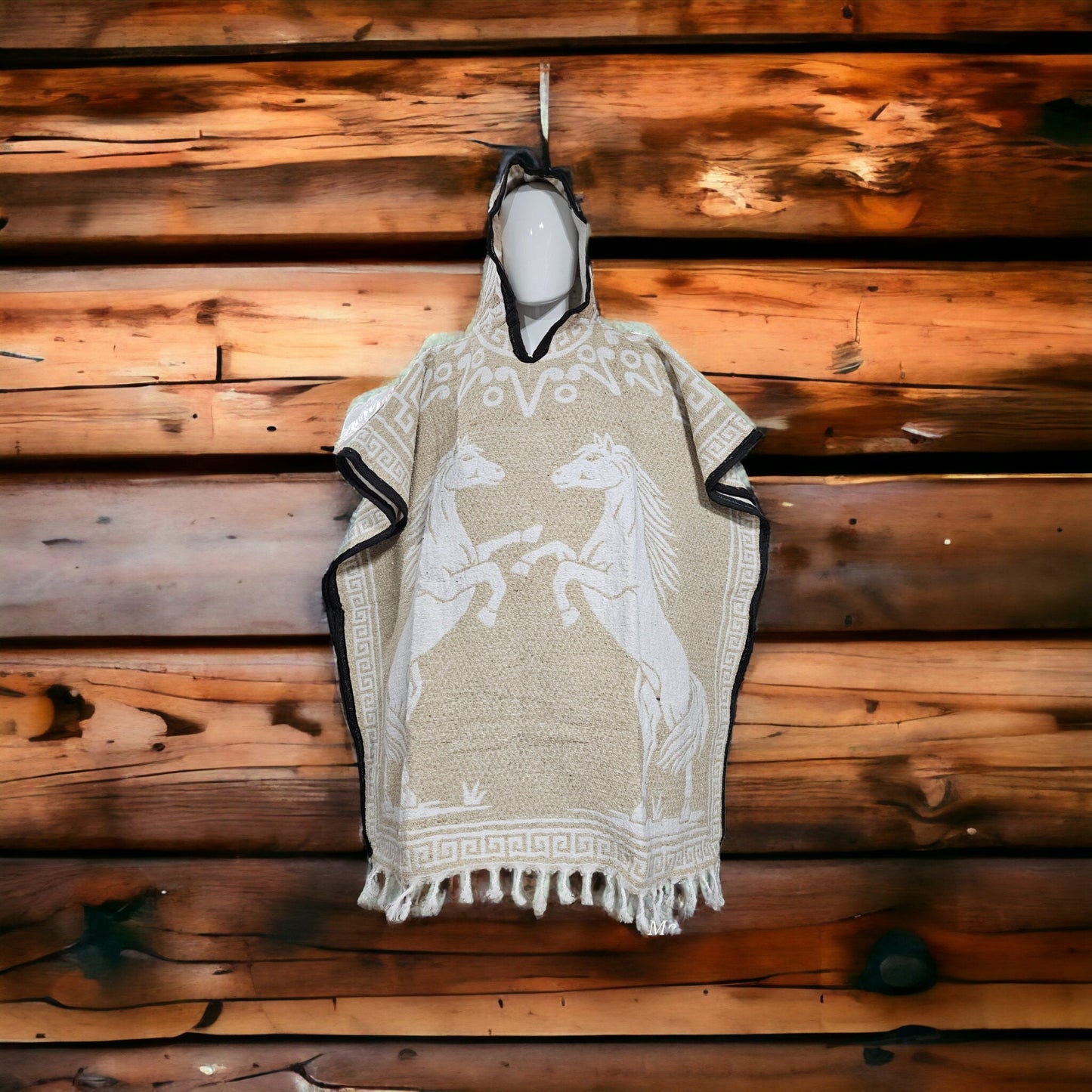 Ponche mexicano, gaban mexicano, horses poncho, western cowboy blanket, gift for him, rancho style