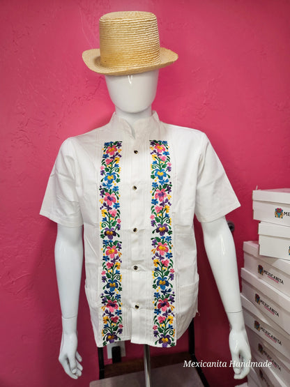 San Blas guayabera for men, shirts for men, mexican guayabera