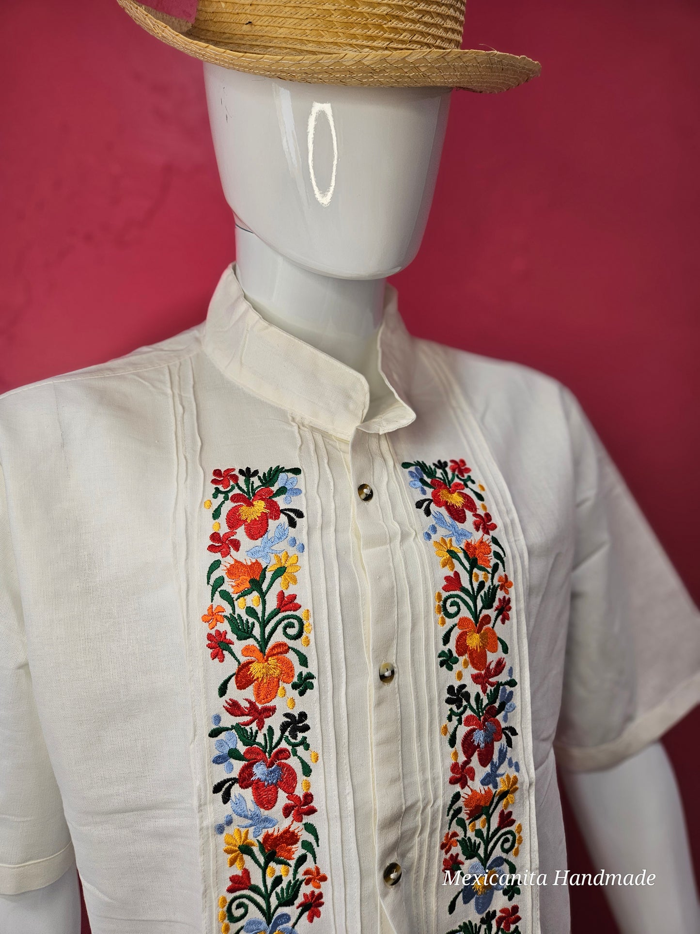 San Blas guayabera for men, shirts for men, mexican guayabera