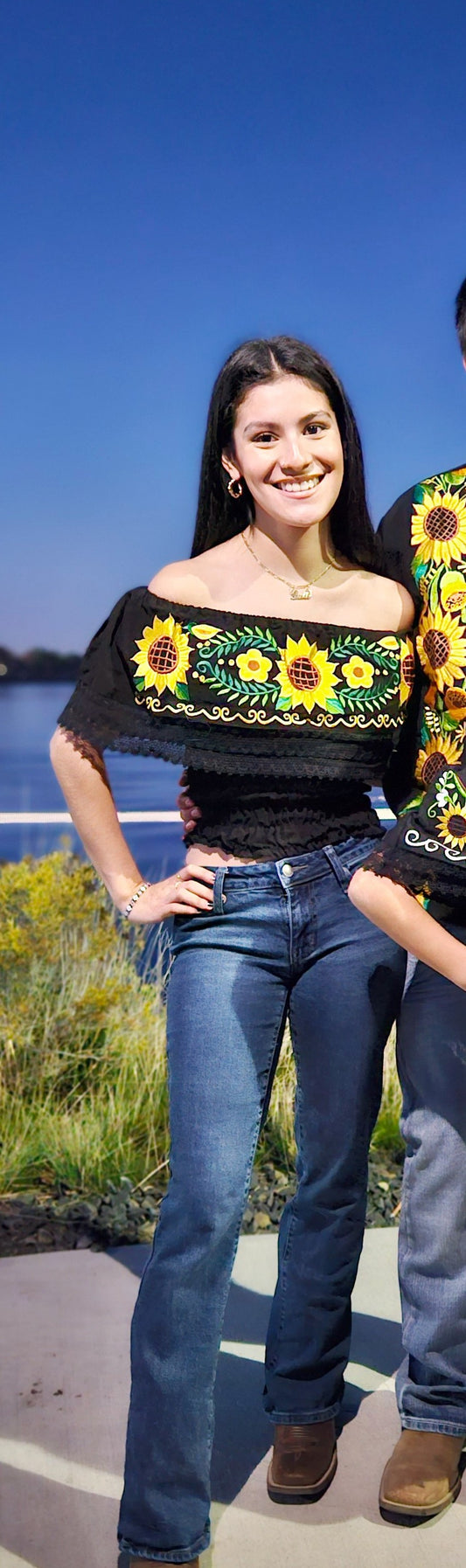 Off shoulder top, mexican top, mexican blouse, family matching outfits, fiesta mexicana blouse
