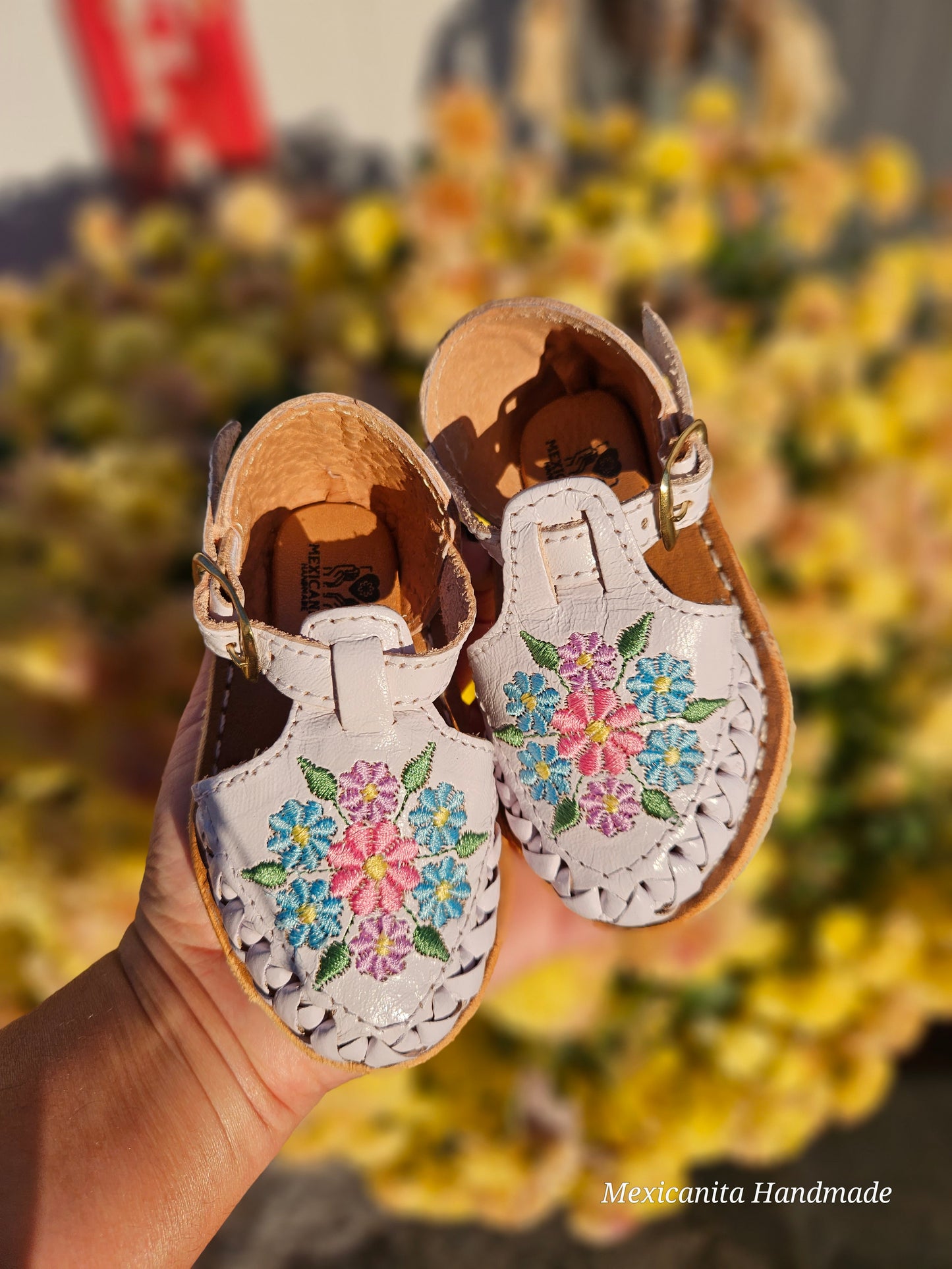 Sandalia huaraches para bebés y niños pequeños/Huaraches para bebe//Zapatos para niñas/huaraches mexicanos para bebés y niños pequeños//