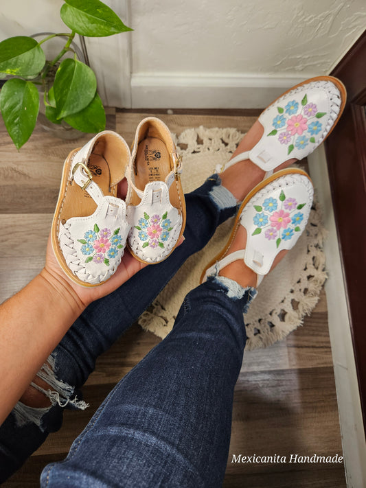 Sandalia huaraches para bebés y niños pequeños/Huaraches para bebe//Zapatos para niñas/huaraches mexicanos para bebés y niños pequeños//