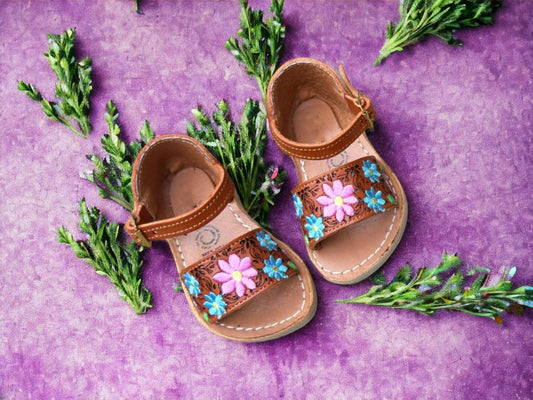 Chantal sandals for babies and girls||Baby huarache||Huarache for girls||Mexican huarache for kids|| shoes for girls||Huarache mexicano