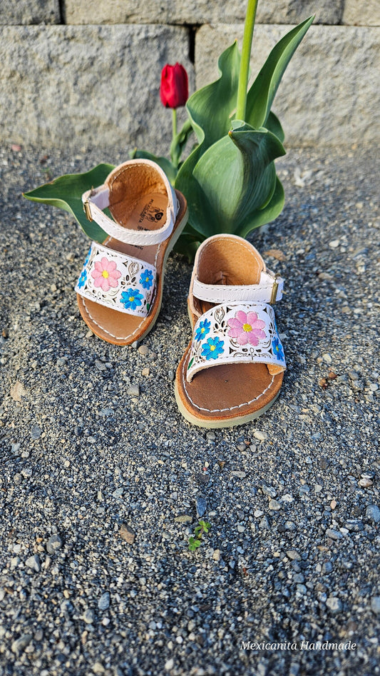 Chantal sandals for babies and girls||Baby huarache||Huarache for girls||Mexican huarache for kids||shoes for girls||Huarache mexicano