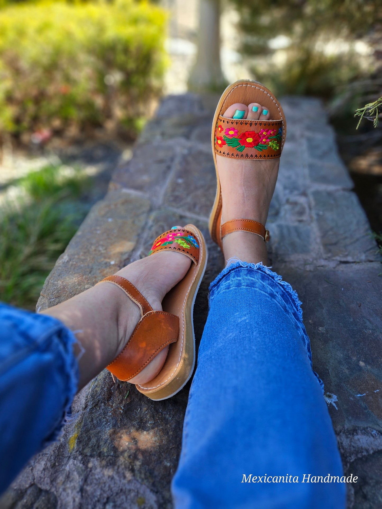 Sayula huarache mexicano||Mexican huarache||Womens huarache sandals||Mexican shoes||Summer sandals||open toe huarache||embroidered sandal