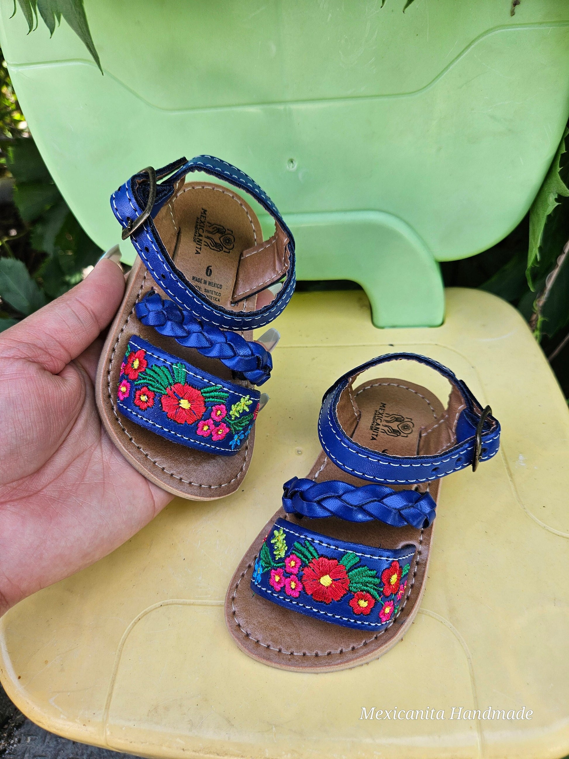 Natalia blue Babies and toddlers huaraches sandal/Huaraches para bebe//Girls sandals, huaraches for babies and toddlers, baby shower gift