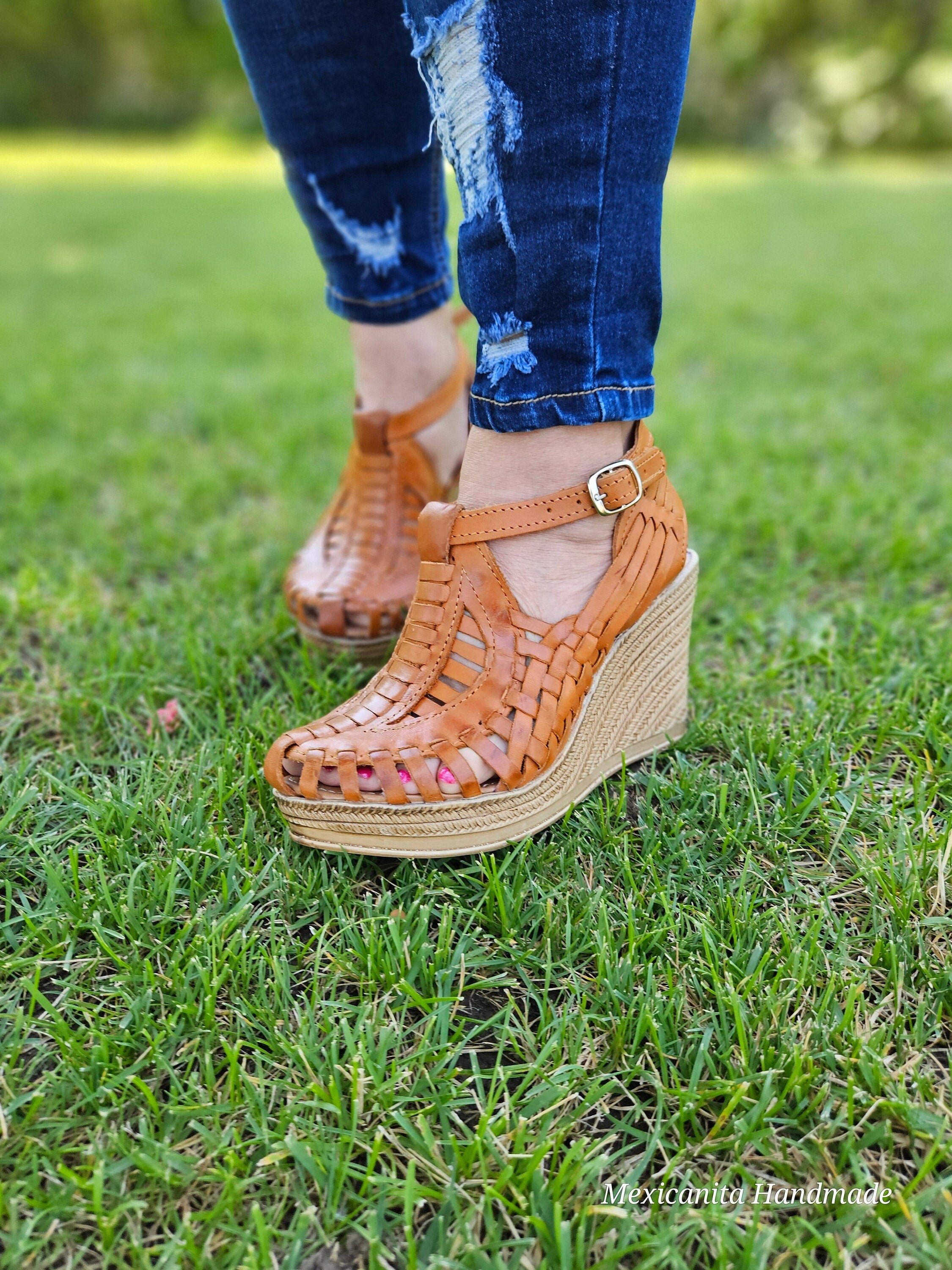 Mexican wedge sandals online