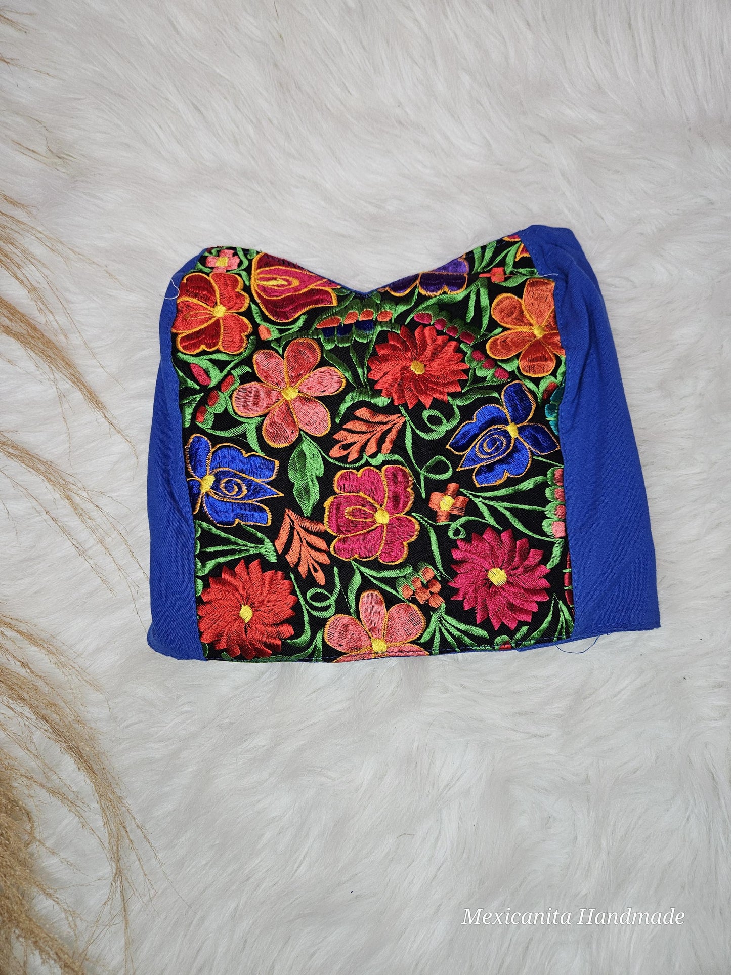 Mexican embroidered crop top|| Mexican blouse||Embroidered crop top||Mexican top for women||Crop top for women||Fiesta mexicana outfit/