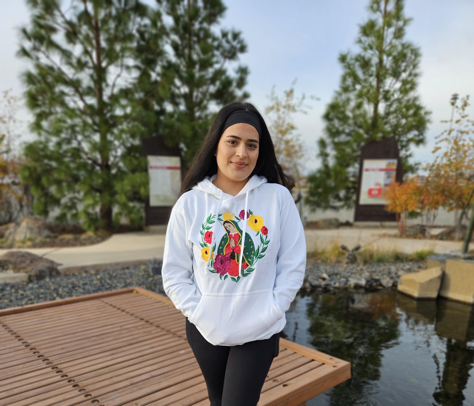 Virgen de Guadalupe Hoodie, Religious Unisex Sweatshirt, Our Lady Of Guadalupe Hoodie La Guadalupana Virgin Mary Sweatshirt