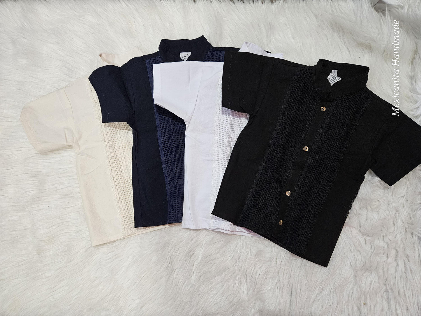 Mexican guayaberas for boys, Boys shirts, Mexican shirts for boys, guayabera for toddlers, guayabera for kids, first communion shirt||Adriel