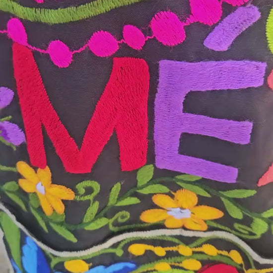 Mexican apron|| Floral apron|| Embroidered apron|| Gift for mom||Apron with pockets