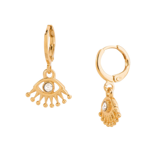 Evil eye piercing ||Ojo turco earrings ||ojo turco piercing