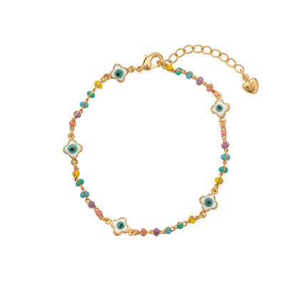 Pulsera multicolor del mal de ojo/|Encanto ojo turco/|Encanto del mal de ojo