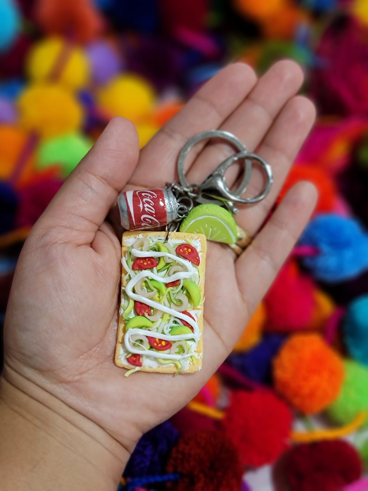 Duro loco keychain ||Chicharron preparado