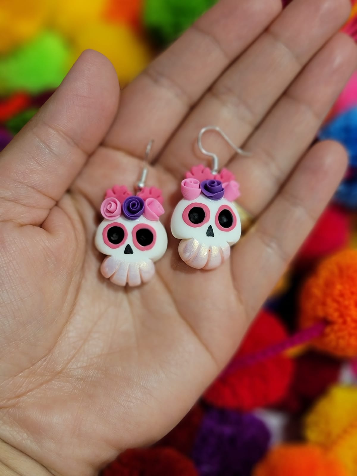 Pendientes Calaverita