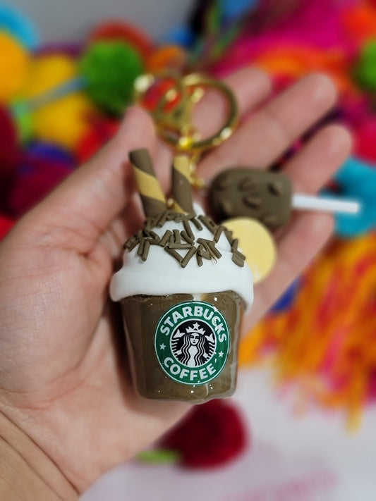 Starbucks frappe keychain