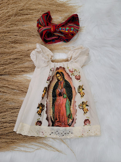 Vestido bebe virgen de guadalupe