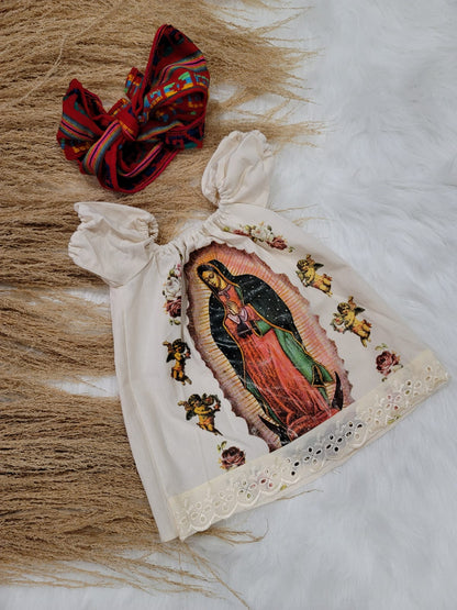 Vestido bebe virgen de guadalupe – MEXICANITA-HANDMADE