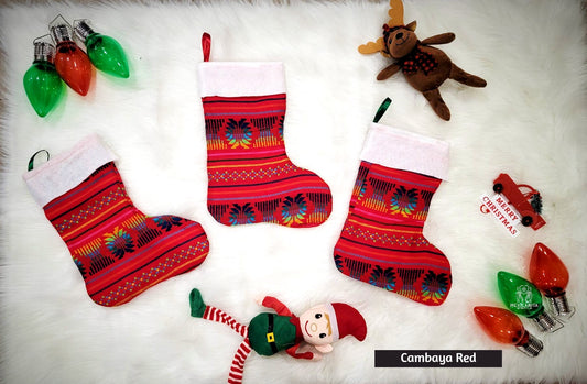 Christmas stockings|| Cambaya fabric