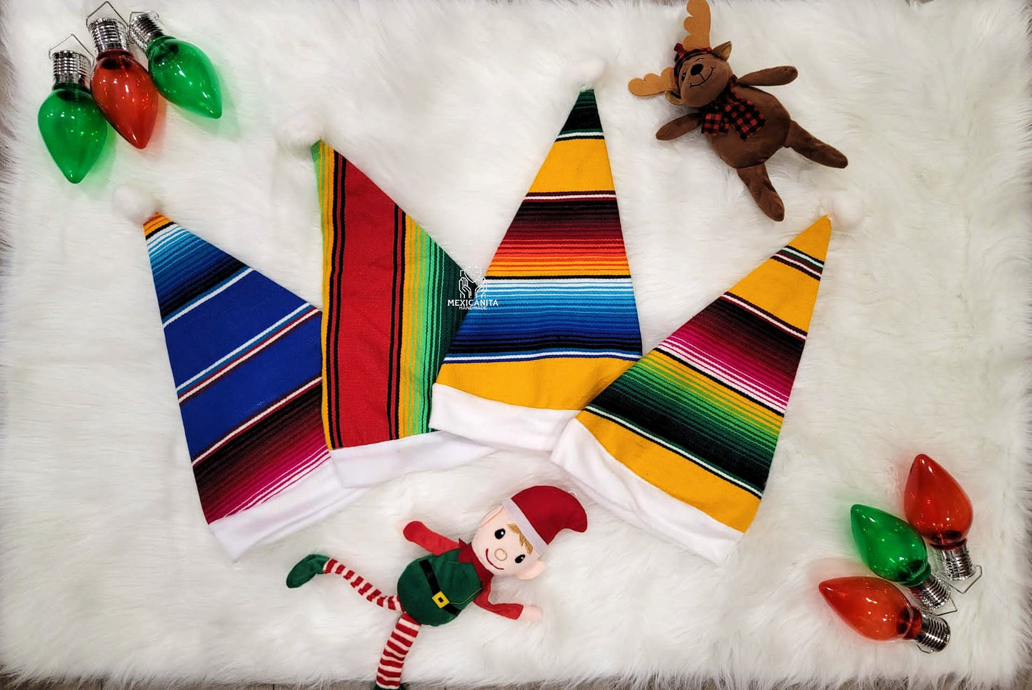 Gorros de sarape navideños|| Sombreros de sarape ||