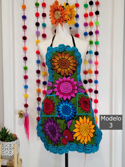 Sunflower Apron|| Mexican Apron