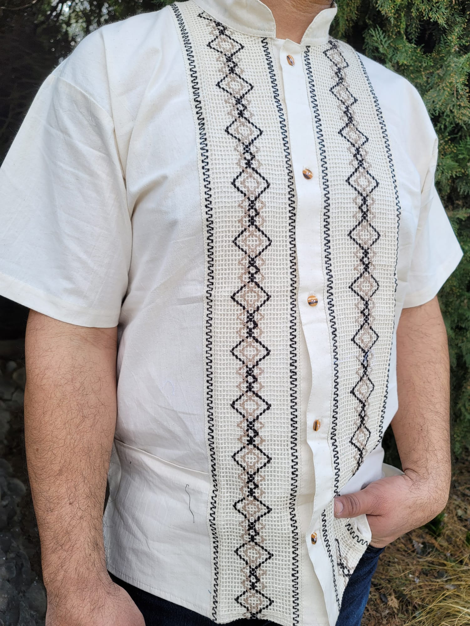 Marino Mens Mexican Shirt/Guayabera/Gifts for him Marino Mens Mexican Shirt/Guayabera/Gifts for him