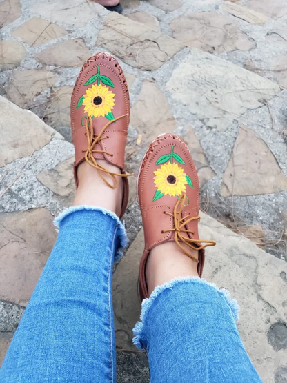 Sunflower oxford shoes for women