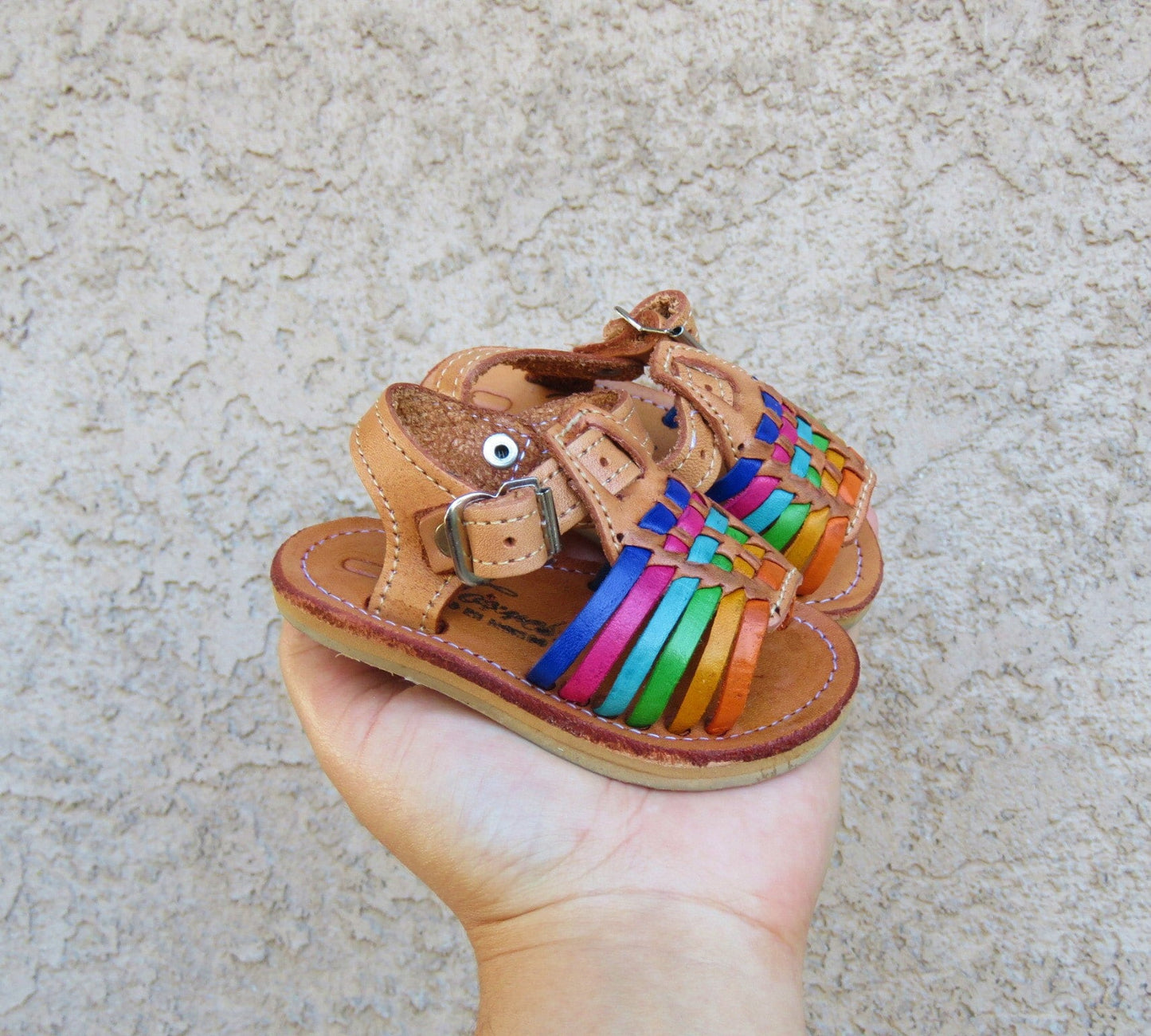 Babies and toddlers huaraches sandal/Huaraches para bebe//Girls shoes/Mexican huaraches for babies and toddlers//Petatillo Multi