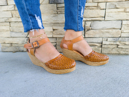 Lola mexican wedges//Mexican huarache//Mexican wedge sandal//Mexican heels//Huarache mexicano//Mexican sandal//Leather shoes//Pumps