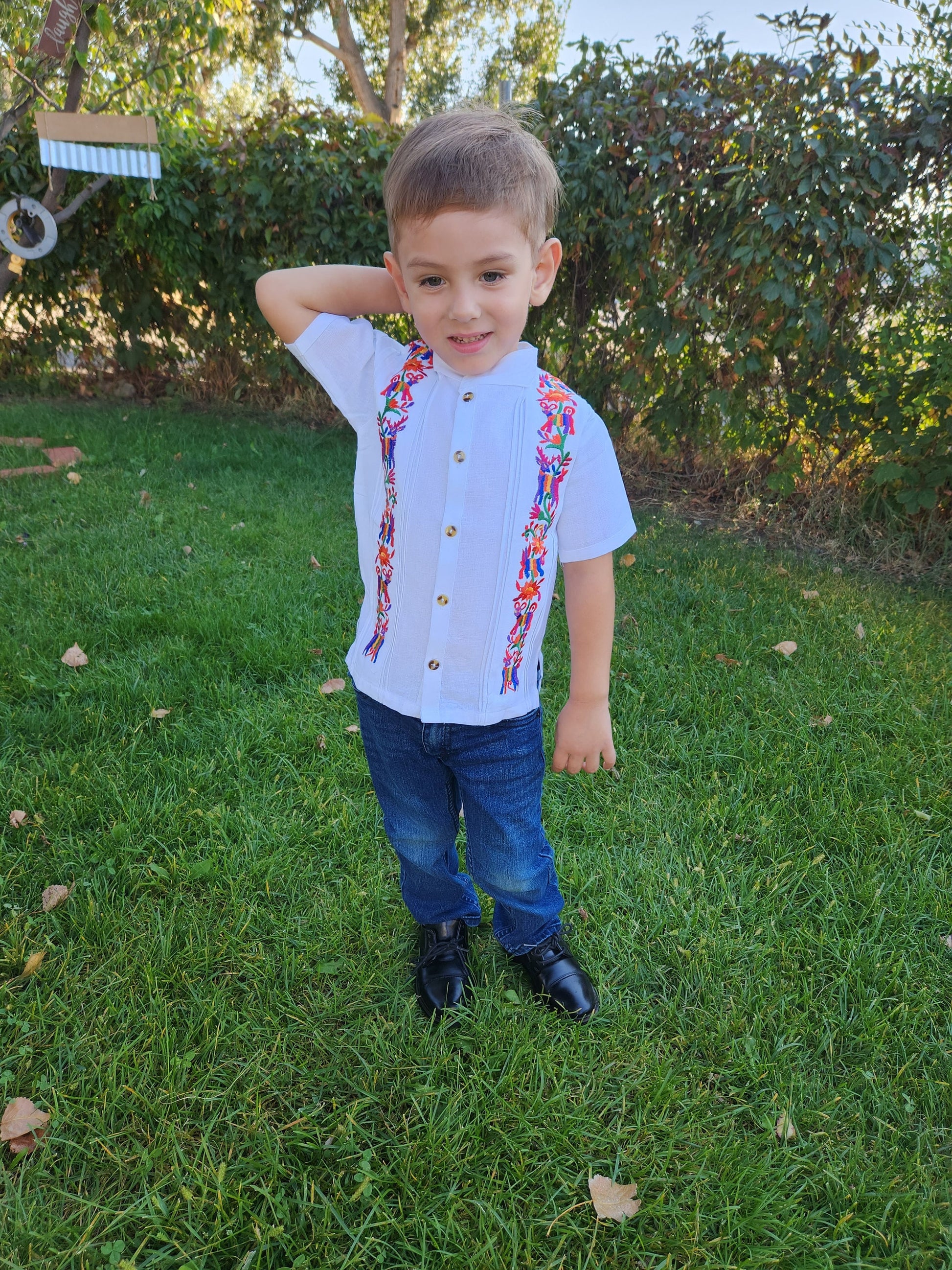 Mexican guayaberas for boys, Boys shirts, Mexican shirts for boys, guayaberas for toddlers and boys, guayabera for kids