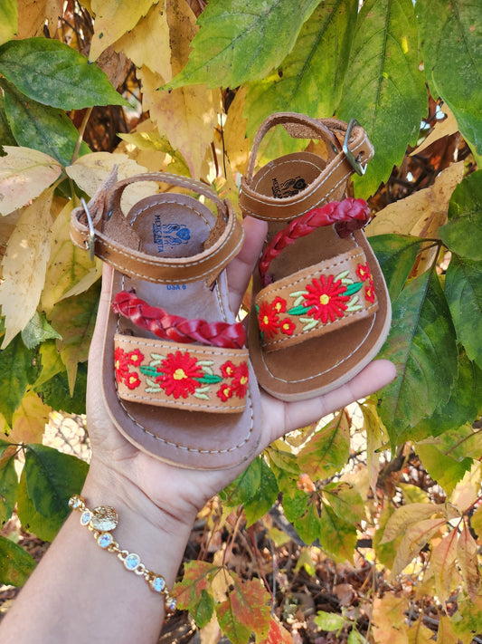 Natalia Babies and toddlers huaraches sandal/Huaraches para bebe//Girls sandals/Mexican huaraches for babies and toddlers//Mexican shoes
