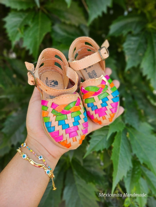 Babies and toddlers huarache sandal//Huaraches para bebe/Huaraches for girls/Girls shoes/Mexican huaraches for babies and toddlers//FERNANDA